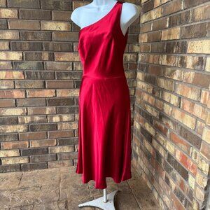 Moda International for Victoria's Secret Red Silk dress; Size 4; Y2K